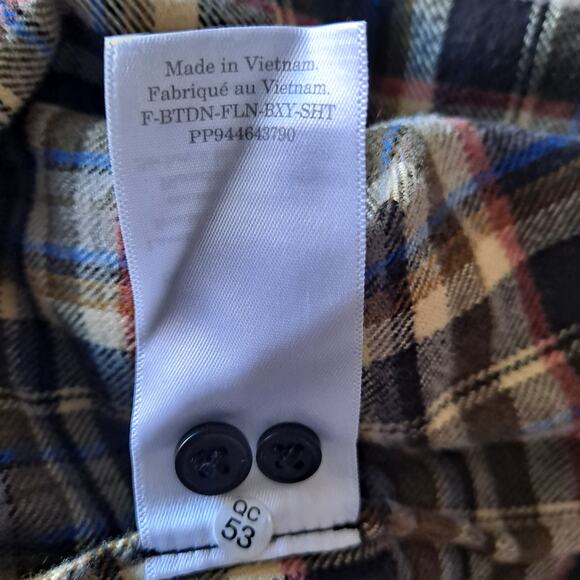 NWOT Everlane Boxy Flannel Shirt Button-Down Top Brown Multi Plaid Womens Size S - Picture 10 of 11